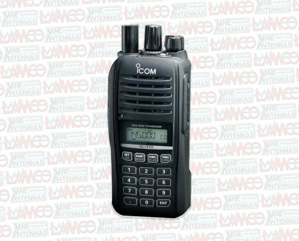 ICOM IC T10 VHF UHF Dual Band Handheld Transceiver