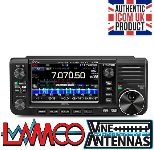 icom 705 Free LAMCO HAM Radio Shop Amateur Radio Dealer Supplier Vine Antennas Amateur Radio Shops HAM Radio Dealer Supplier Retailer Second Hand Twelve Months Warranty, Amateur Radio Sales. HAM Radio Sales. HAM Radio Shop, HAM Radio Shops, Amateur Radio Dealers, HAM radio dealers UK. Icom, Kenwood, Yaesu, Hytera. HAM Radio Shops, Amateur Radio Shop, Icom, Hytera, Kenwood, Yaesu, Antennas, Antenna Tuners, Power Supplies, Coax, CB Radio, Scanners, Receivers, Short Wave, Barnsley, UK, Call 01226 361700, Yorkshire The HAM Radio Shop Amateur Radio Dealer Suppliers United Kingdom Two Way Radio Hire Two Way Radio Sales Repair Service Scanners CB Radio Receivers Short Wave Radio