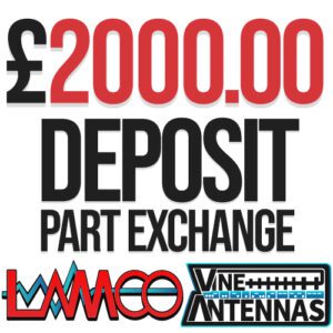 £2000 Deposit HAM Radio Shop Amateur Radio Dealer Supplier Vine Antennas Amateur Radio Shops HAM Radio Dealer Supplier Retailer Second Hand Twelve Months Warranty