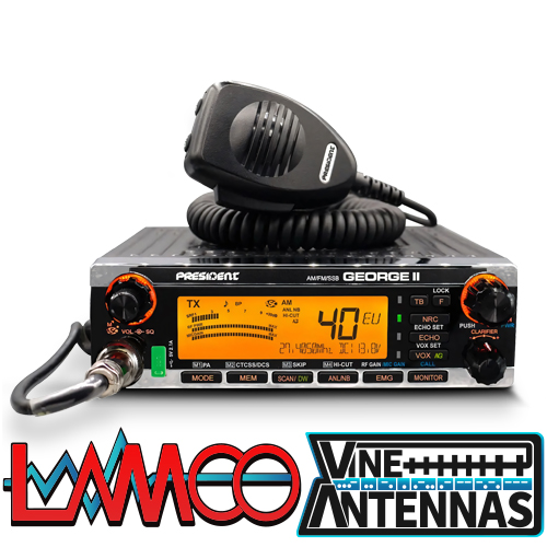 President George II HAM Radio Shop Amateur Radio Dealer Supplier Vine Antennas Amateur Radio Shops HAM Radio Dealer Supplier Retailer Second Hand Twelve Months Warranty
