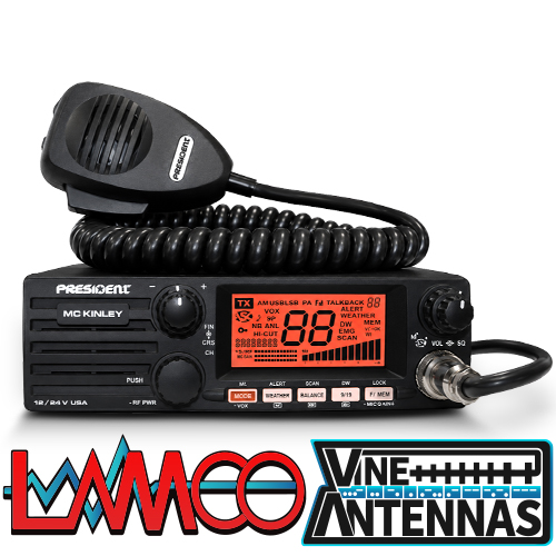 President Mckinley HAM Radio Shop Amateur Radio Dealer Supplier Vine Antennas Amateur Radio Shops HAM Radio Dealer Supplier Retailer Second Hand Twelve Months Warranty