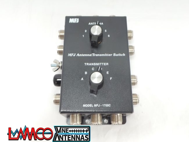 MFJ-1700C 6-Position Coax Switch | 12 Months Warranty