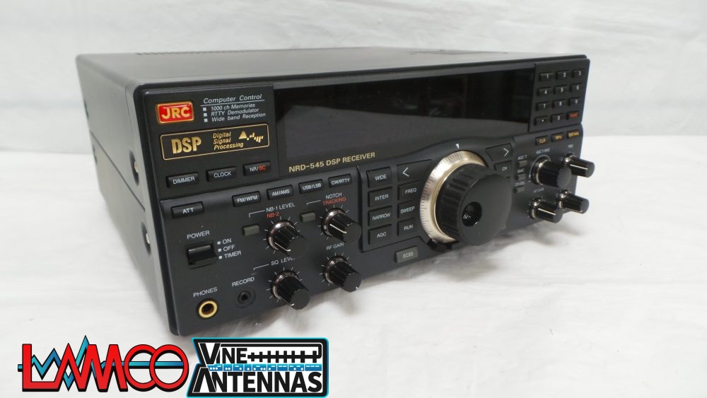 JRC NRD-545 HF/VHF/UHF USED Receiver | 12 Months Warranty