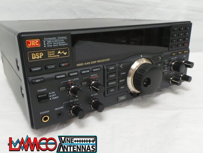 JRC NRD-545 HF/VHF/UHF USED Receiver | 12 Months Warranty