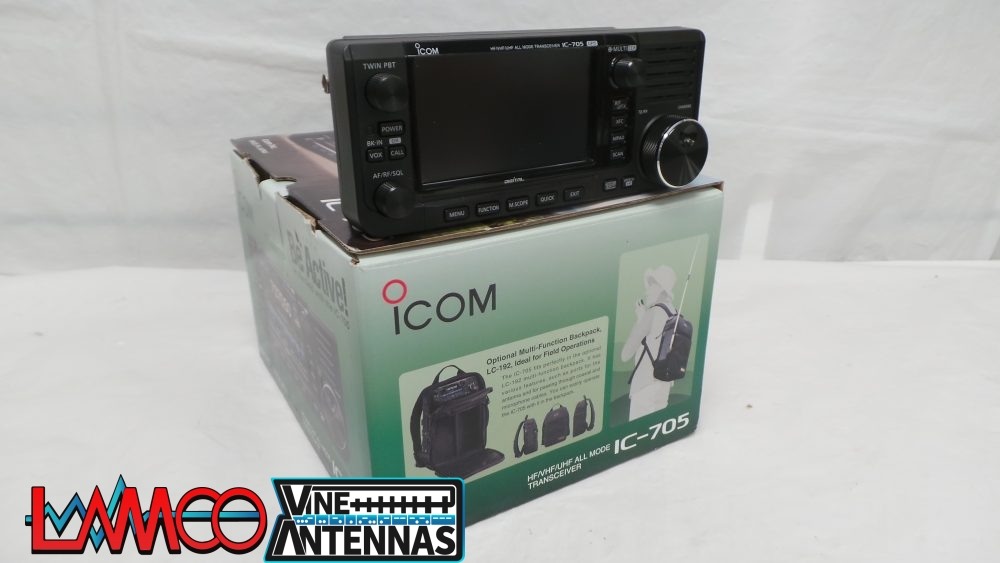 Icom IC-705 HF/VHF/UHF/ Transceiver | Two Years LAMCO Select Warranty