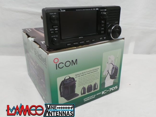 Icom IC-705 HF/VHF/UHF/ Transceiver | Two Years LAMCO Select Warranty