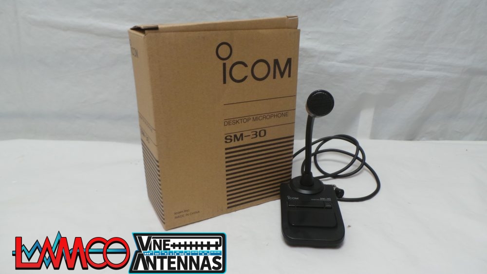 Icom SM-30 Desktop Microphone USED | 12 Months Warranty