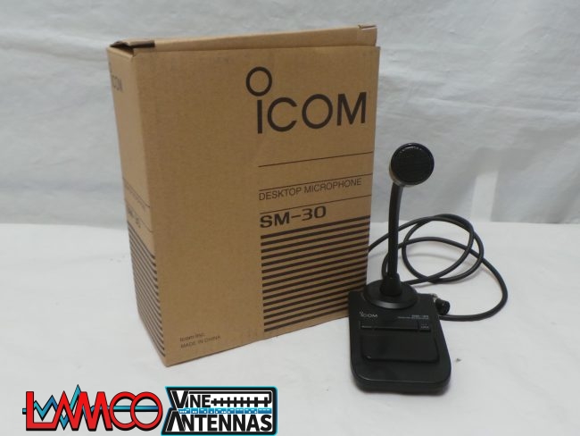 Icom SM-30 Desktop Microphone USED | 12 Months Warranty