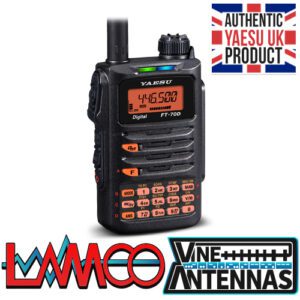 YAESU FT-70DE 2025 HAM Radio Shop Amateur Radio Dealer Supplier Vine Antennas Amateur Radio Shops HAM Radio Dealer Supplier Retailer Second Hand Twelve Months Warranty