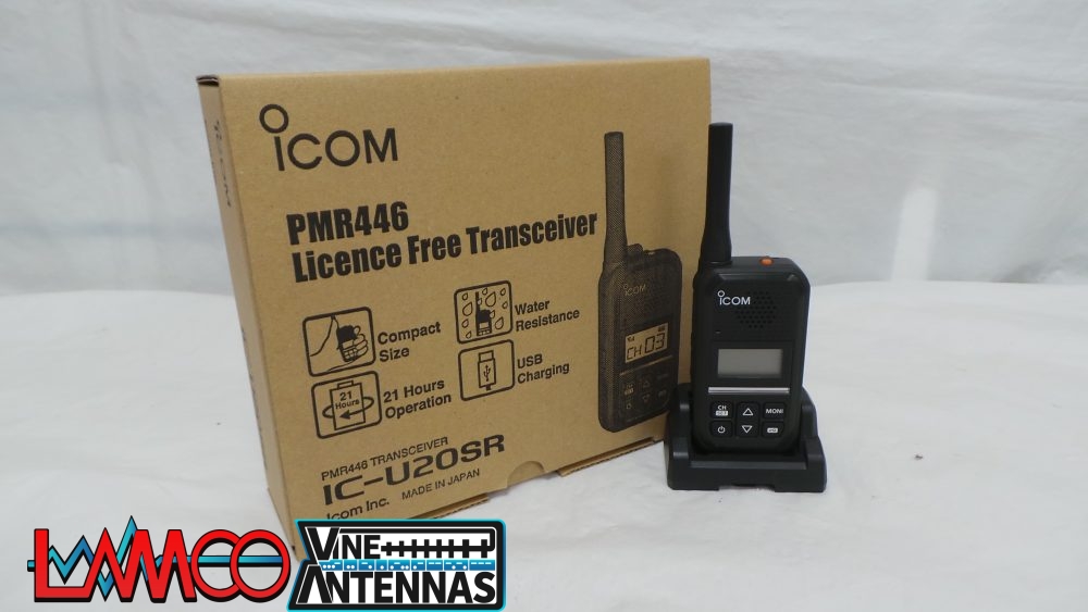 Icom IC-U20SR 446 Licence Free Transceiver | Two Years LAMCO Select Warranty