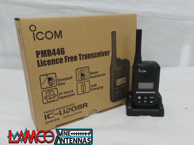 Icom IC-U20SR 446 Licence Free Transceiver | Two Years LAMCO Select Warranty