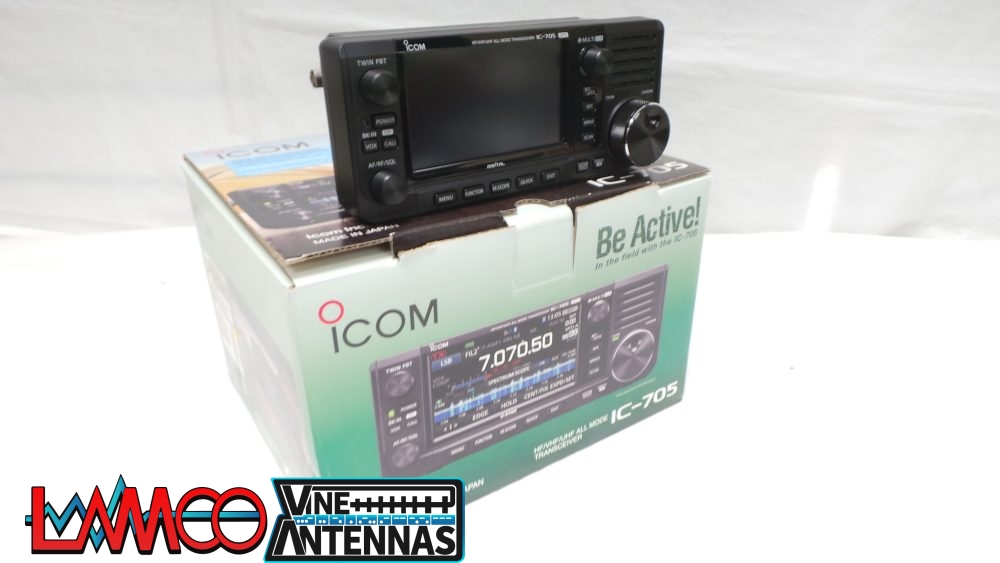 Icom IC-705 HF/VHF/UHF/ Transceiver | Two Years LAMCO Select Warranty