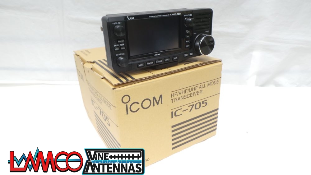 Icom IC-705 USED HF/VHF/UHF/ Transceiver | Two Years LAMCO Select Warranty