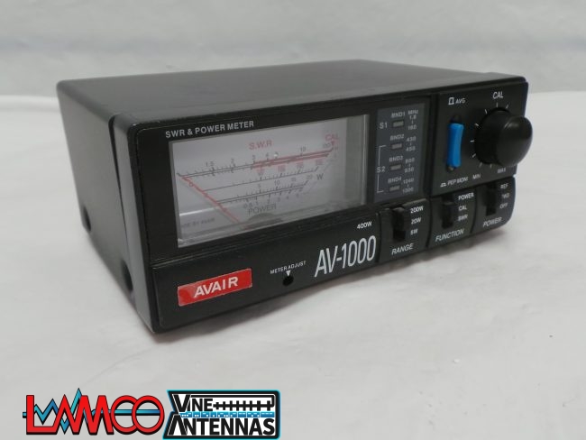 Avair AV-1000 PWR/SWR Meter HF/VHF/UHF/SHF USED | 12 Months Warranty