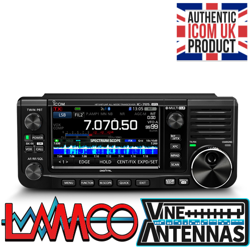 ICOM IC-705 - Portable Radio has never been more fun