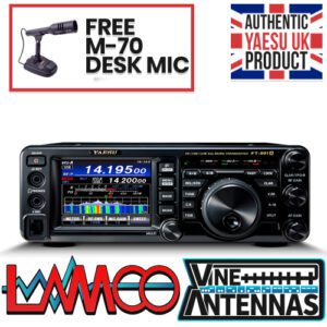 Yaesu FT-991A Free M-70 HAM Radio Shop Amateur Radio Dealer Supplier Vine Antennas Amateur Radio Shops HAM Radio Dealer Supplier Retailer Second Hand Twelve Months Warranty