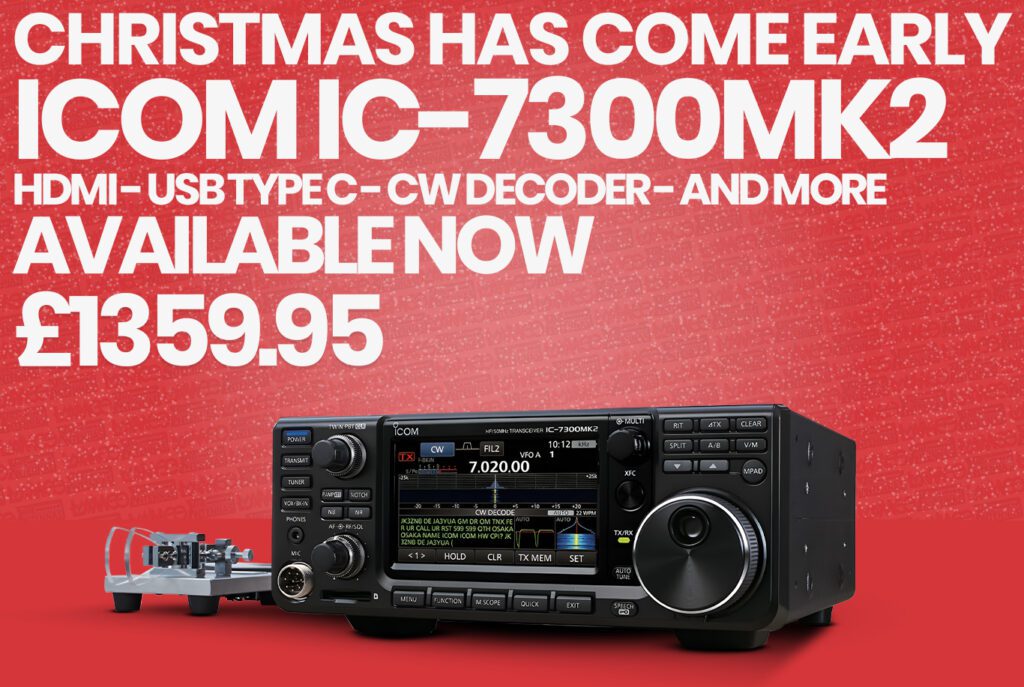 ICOM IC-7300MK2 AVAILABLE NOW MOBILE HAM Radio Shop Amateur Radio Dealer Supplier Vine Antennas Amateur Radio Shops HAM Radio Dealer Supplier Retailer Second Hand Twelve Months Warranty