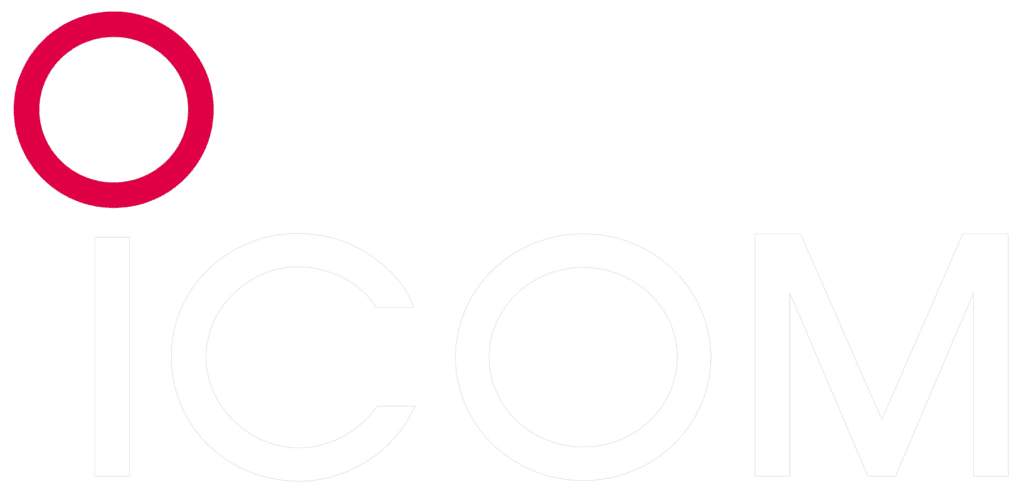 ICOM White Logo HAM Radio Shop Amateur Radio Dealer Supplier Vine Antennas Amateur Radio Shops HAM Radio Dealer Supplier Retailer Second Hand Twelve Months Warranty