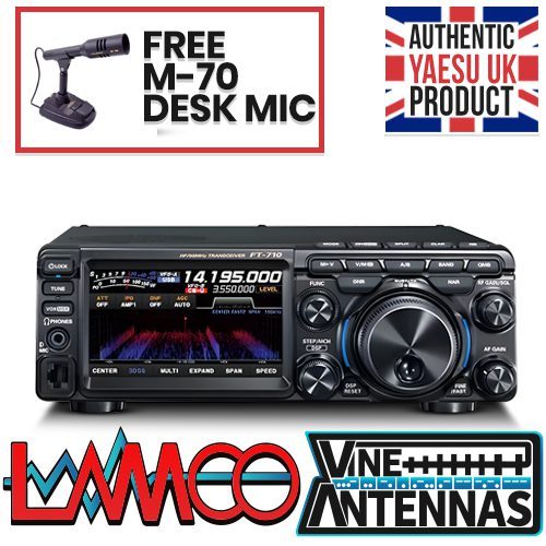FT-710 FIELD Free M-70 HAM Radio Shop Amateur Radio Dealer Supplier Vine Antennas Amateur Radio Shops HAM Radio Dealer Supplier Retailer Second Hand Twelve Months Warranty